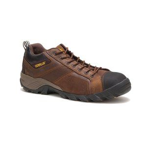CAT Men's Argon Composite Toe Work Shoe Dark Brown Size 11